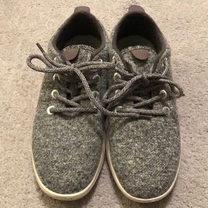 Grey Knit Shoes